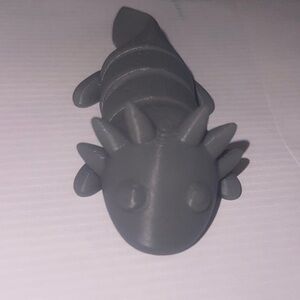 Gray Axolotl Figurine